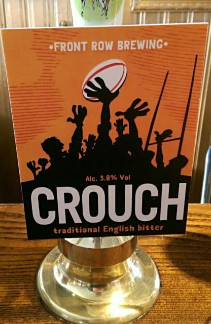 Crouch 3.8%, Front Row Brewing, England