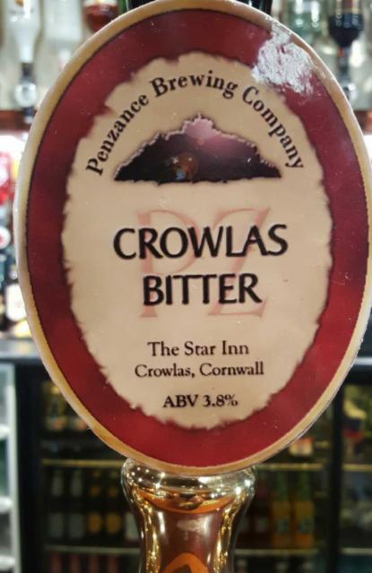 Crowlas Bitter 3.8%, Penzance Brewing Company, England