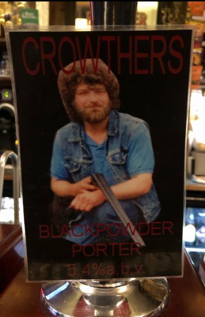 Crowthers Blackpowder Porter 5.4%, Beespoke Brewing Co., England