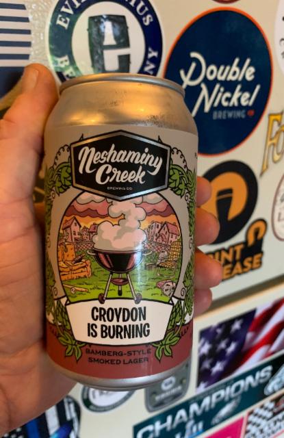 Croydon is Burning 5.7%, Neshaminy Creek Brewing Company, United States
