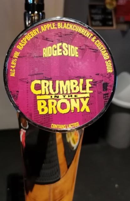 Crumble In The Bronx 4.8%, Ridgeside Brewery, England