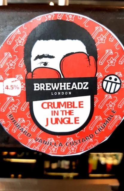Crumble In The Jungle 4.5%, Brewheadz, England