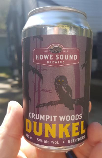 Crumpet woods Dunkel 5.0%, Howe Sound Brewing, Canada