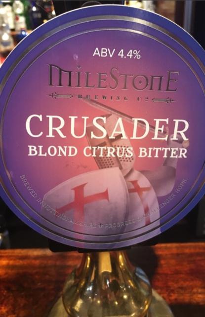 Crusader 4.4%, Milestone Brewery, England