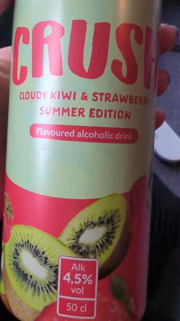 crush kiwi & strawberry 4.5%, Halmstad Brygghus, Sweden