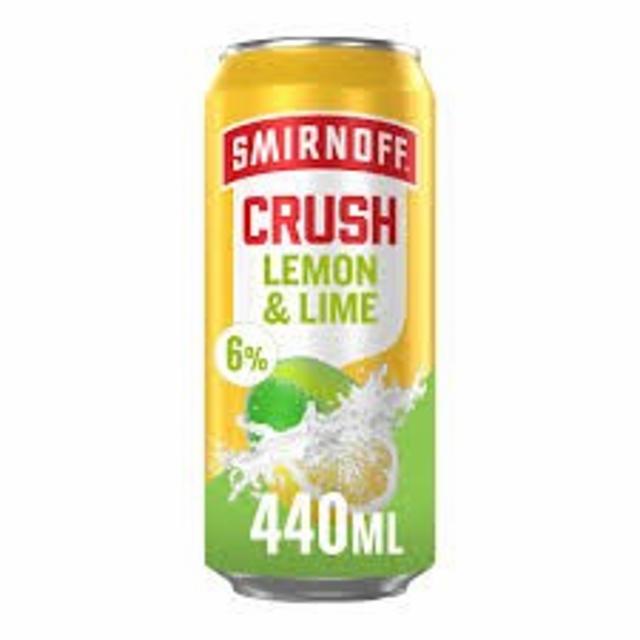 Crush Lemon & Lime, Smirnoff