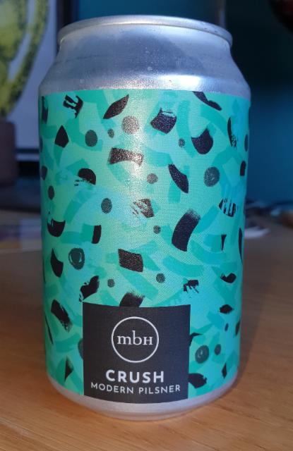 Crush Modern Pilsner 4.4%, The Mobberley Brewhouse, England