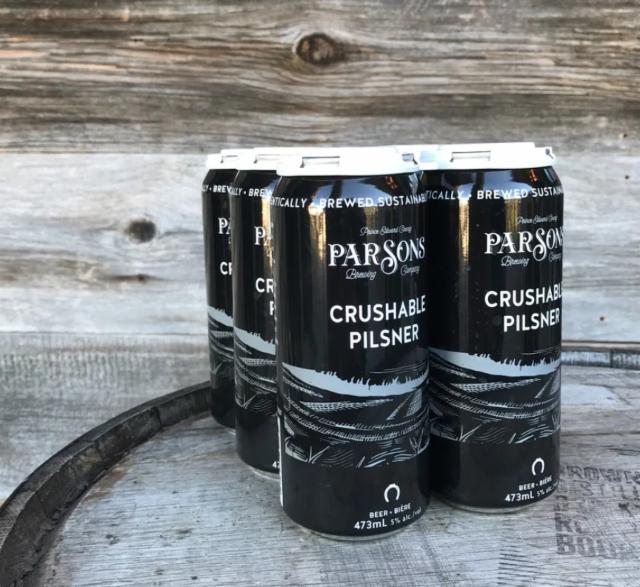 Crushable Pilsner 5.0%, Parsons Brewing Company, Canada