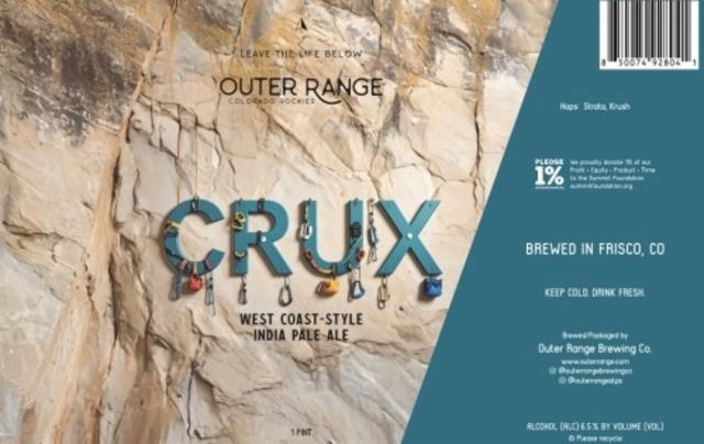 Crux 6.5%, Outer Range Brewing Co. (France), France
