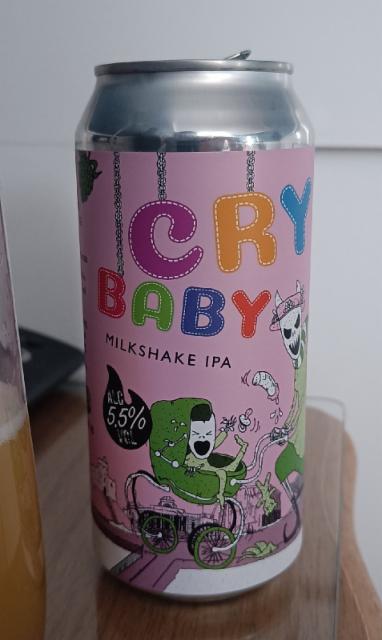 cry baby milkshake ipa 5.5%, Crafty Devil Brewing Ltd, Wales