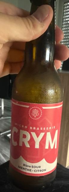 Crym - bière sour Menthe - Citron 4.5%, Brasserie Crym, France