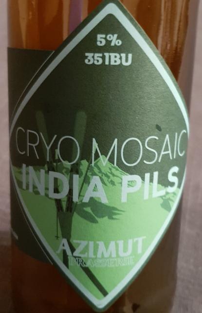 Cryo Mosaïc India Pils 5.0%, Azimut Brasserie, France