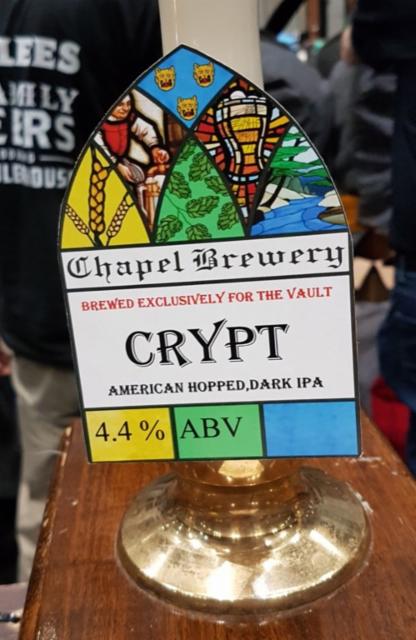 Crypt 4.4%, Chapel Brewery, England