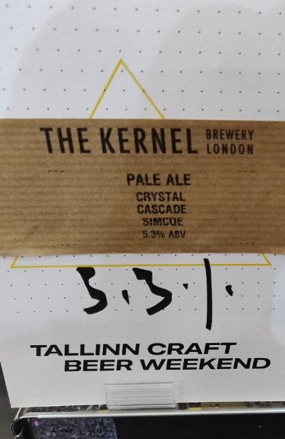 Pale Ale Crystal Cascade Simcoe 5.3%, The Kernel Brewery, England