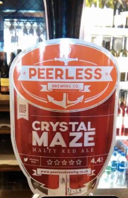 Crystal Maze 4.4%, Peerless Brewing Company, England