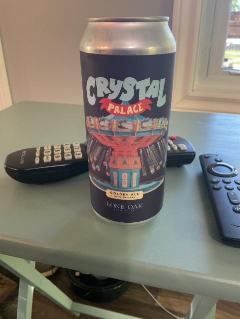 Crystal Palace Golden Ale with Crystal, Lone Oak Brewing Company
