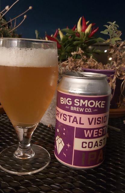 Crystal Vision 6.0%, Big Smoke Brew Co., England