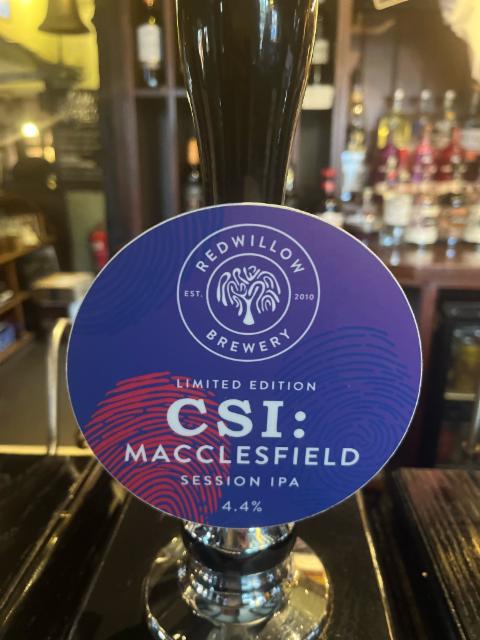 CSI Macclesfield 4.6%, RedWillow Brewery, England