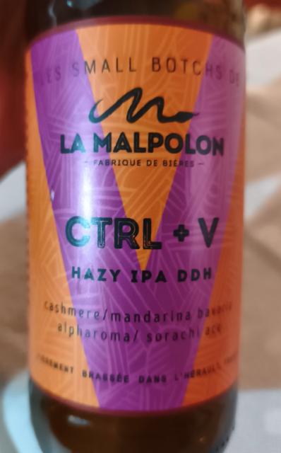 Ctrl+v 6.0%, Brasserie La Malpolon, France