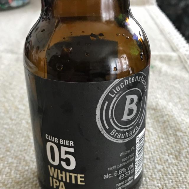 Club Bier 05 White IPA 6.8%, Liechtensteiner Brauhaus, Liechtenstein