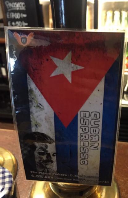 Cuban Espresso 4.3%, The Pigeon Fishers Craft Brewery, England