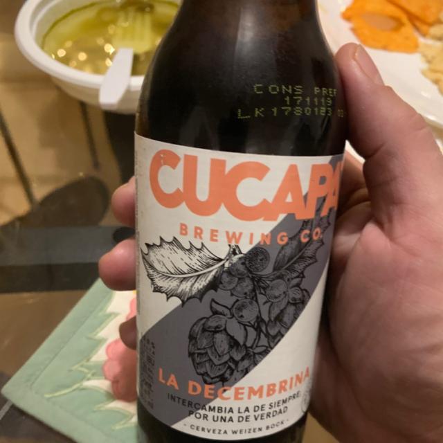 Cucapa La Decembrina 5.8%, Cervecería Cucapá, Mexico
