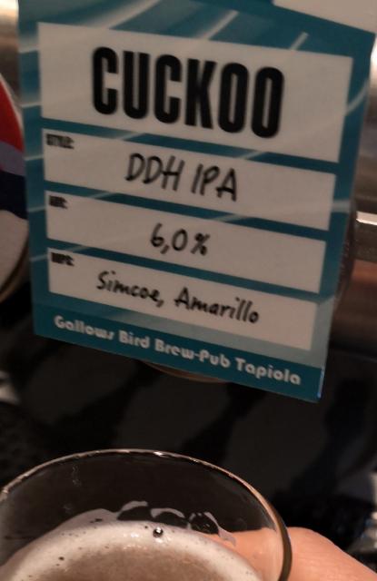 Cuckoo 6.0%, Brew-Pub Gallows Bird, Finland