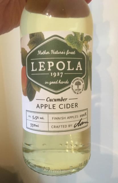 Cucumber Apple Cider 5.5%, Lepola Drinks, Finland