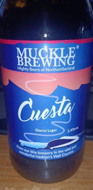 cuesta 3.4%, Muckle Brewing Ltd, England