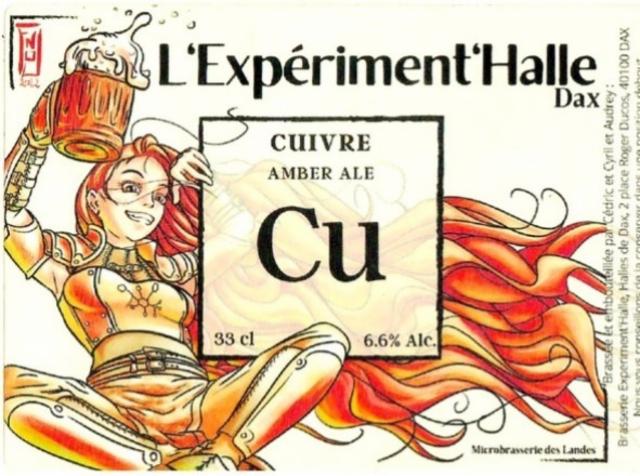 Cuivre, Experiment'Halle