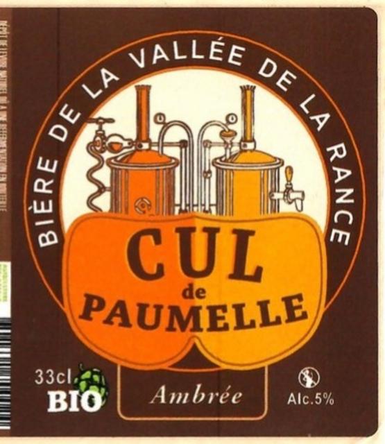 Cul De Paumelle Ambrée 5.0%, Brasserie De La Vallée De La Rance (Cul De Paumelle), France