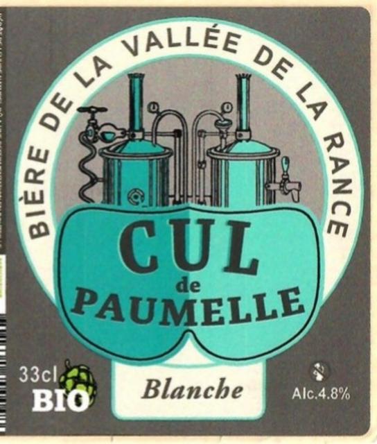 Cul De Paumelle Blanche 4.8%, Brasserie De La Vallée De La Rance (Cul De Paumelle), France