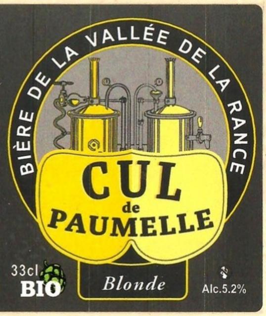 Cul De Paumelle Blonde 5.2%, Brasserie De La Vallée De La Rance (Cul De Paumelle), France