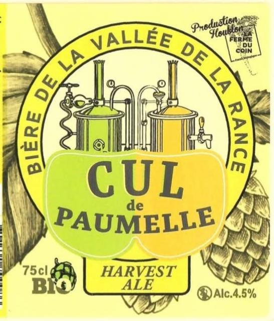Cul De Paumelle Harvest Ale 4.5%, Brasserie De La Vallée De La Rance (Cul De Paumelle), France