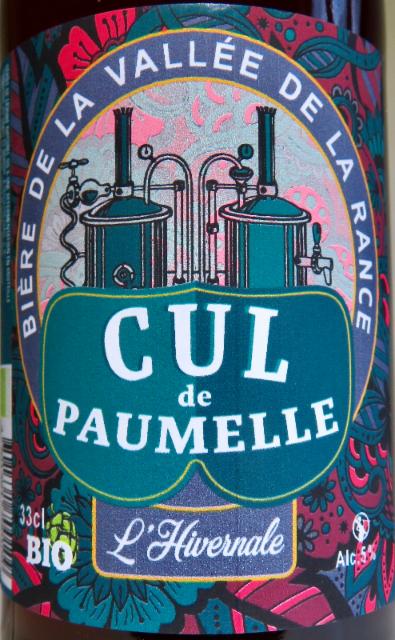 Cul De Paumelle L'Hivernale 5.0%, Brasserie De La Vallée De La Rance (Cul De Paumelle), France