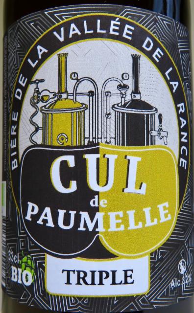 Cul De Paumelle Triple 8.2%, Brasserie De La Vallée De La Rance (Cul De Paumelle), France