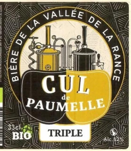 Cul De Paumelle Triple 8.2%, Brasserie De La Vallée De La Rance (Cul De Paumelle), France