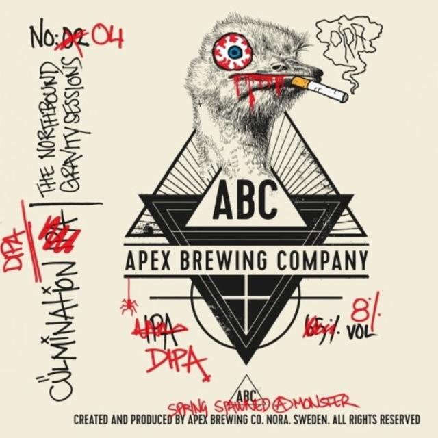 Cülmination DIPA 8.0%, Apex Brewing Company, Sweden