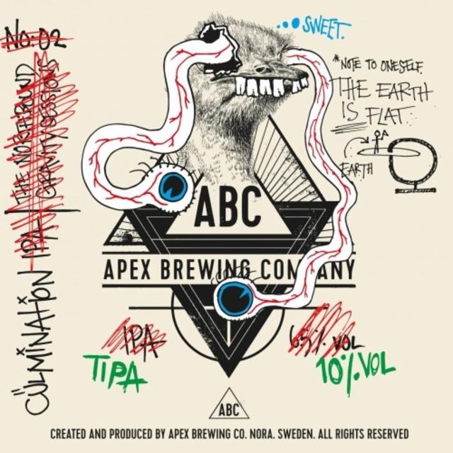 Cülmination TIPA 10.0%, Apex Brewing Company, Sweden
