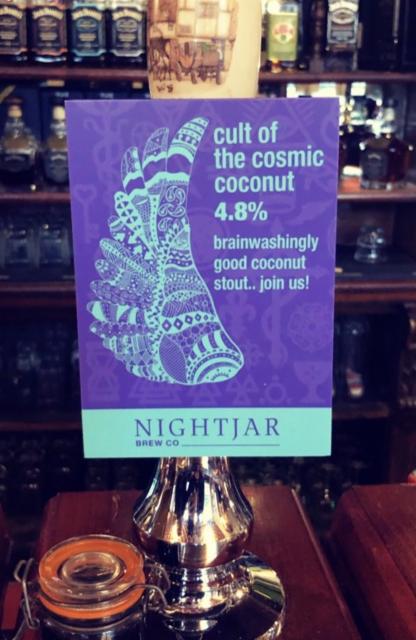 Cult Of The Cosmic Coconut 4.8%, Nightjar Brew, England