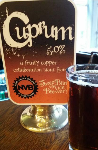 Cuprum 5.0%, Three Blind Mice Brewery, England