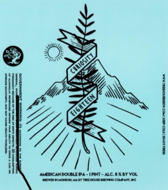 Curiosity Eighteen 8.0%, Tree House Brewing Company, United States