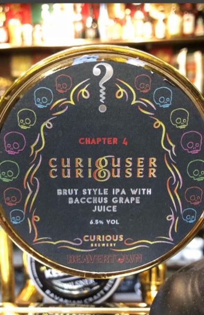 Curiouser & Curiouser : Chapter 4 - Brut IPA 6.5%, Curious Brewery, England