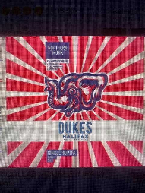 Customer Collab: Dukes 5.8%, Northern Monk Brew Co., England