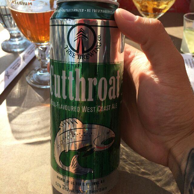 Cutthroat West Coast Ale 5.0%, Tree Brewing, Canada