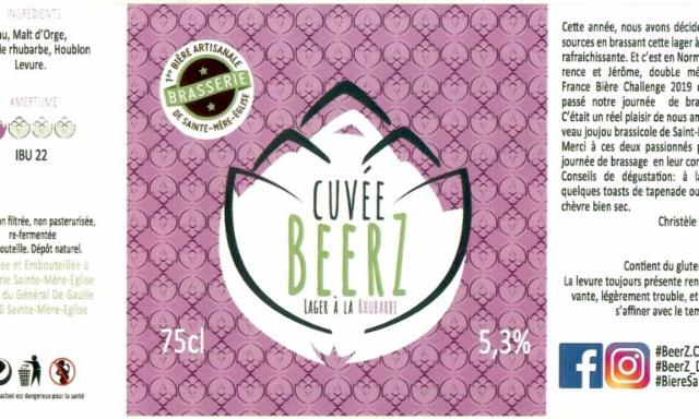 Cuvée Beerz 5.3%, Brasserie De Sainte-Mère-Église, France
