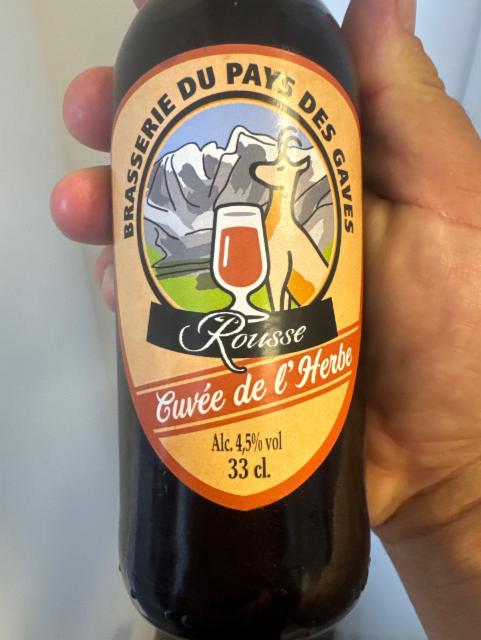 Cuvée de l'herbe Rousse, Brasserie Du Pays Des Gaves