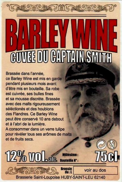 Cuvée Du Capitaine Smith, Brasserie Saint-Loupoise [Closed]