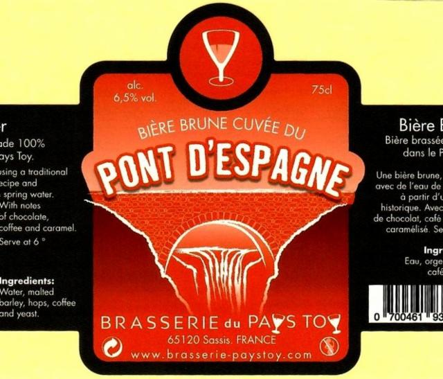 Cuvée Du Pont D'Espagne 6.5%, Brasserie Du Pays Toy, France