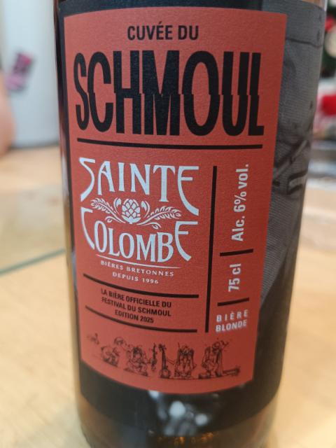 Cuvée du schmoul 6.0%, Brasserie Sainte Colombe, France